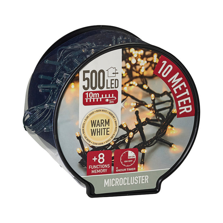 Guirnalda Microcluster LED IP44 - Luces Navidad Exterior