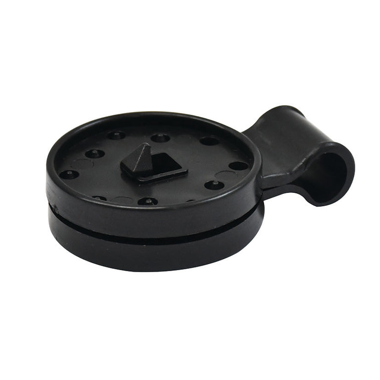 Pinza de sujeción para mallas LISTA color negro cerrada vista lateral