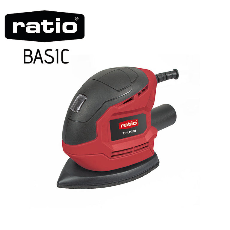 Lijadora delta RATIO Basic RB-LM130 de 130W en color rojo y negro
