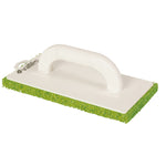 Llana Vallés de goma-espuma verde grano basto para fratasar mortero y hormigón.