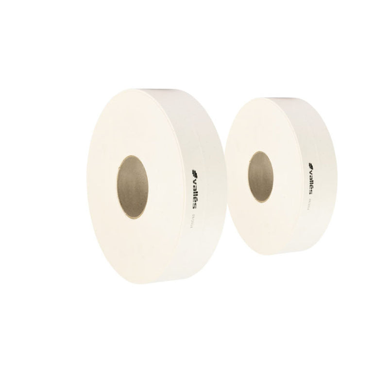 Rollos de cinta microperforada Vallés para refuerzo de juntas en placas de yeso laminado