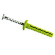 Taco Clavo VALLÉS con Collarín 6x37mm (200 uds) - Nylon PA6