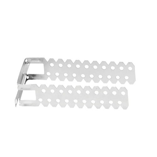 Anclaje directo simple dentado de 51x120 mm para sistemas de placa de yeso.