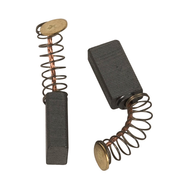 Juego de dos escobillas de carbón con muelle y terminal de cobre para mantenimiento de motor RATIO