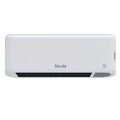 Calefactor cerámico split Fâcula Halcón blanco con pantalla digital LED y rejilla de salida de aire inferior.