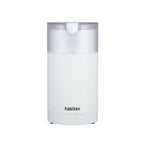Molinillo de café eléctrico Habitex CC4901N color blanco con tapa transparente