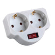 Adaptador Doble Frontal DUOLEC con Interruptor 16A 3680W