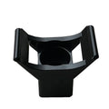 Base roscable negra RATIO para anclaje de bridas de hasta 9mm fabricada en Poliamida 6.6 resistente