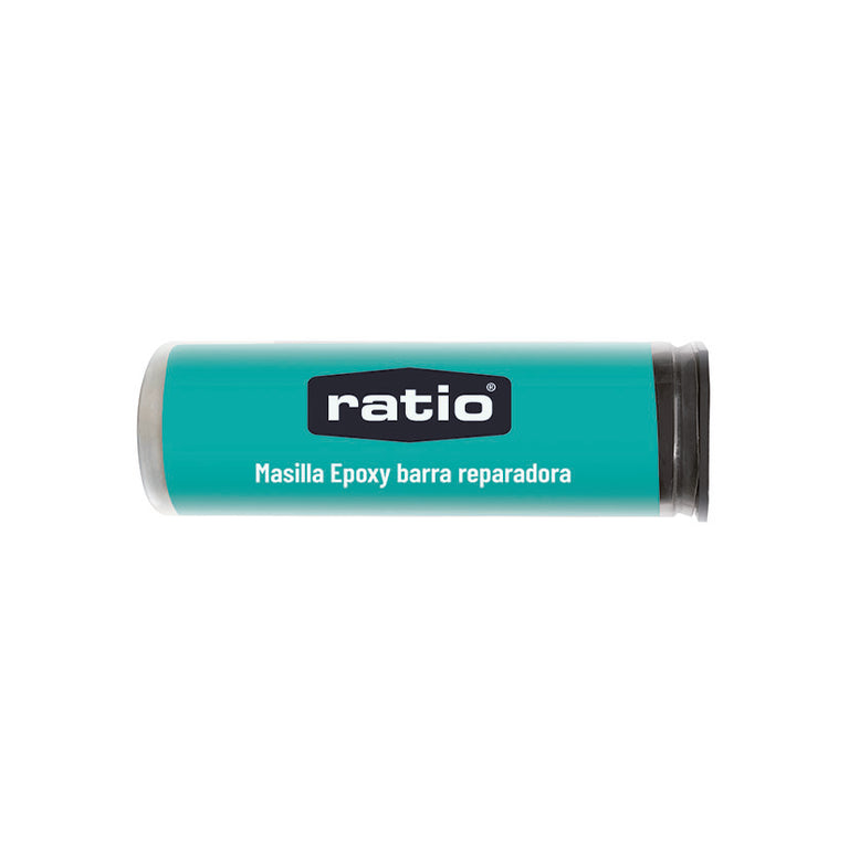 Barra de masilla epoxy reparadora RATIO de color gris para reparaciones rápidas en 5 minutos.