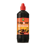 Botella de 1 litro de Encendedor Líquido MASSÓ Fuegonet para barbacoas y chimeneas.