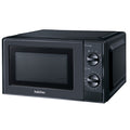 Microondas mecánico HABITEX CM20LN color negro con mandos giratorios y ventana frontal