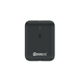 Batería portátil DUOLEC BP31 negra de 12.000mAh con indicadores LED de nivel de carga y diseño ergonómico.
