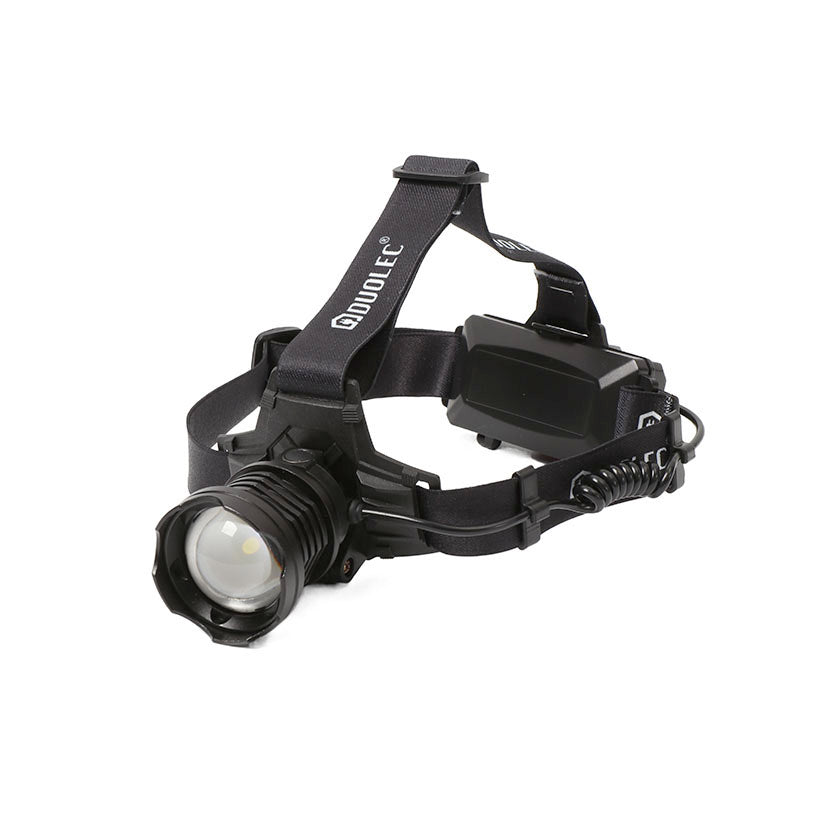 Linterna frontal profesional DUOLEC Work R037 con zoom y sensor