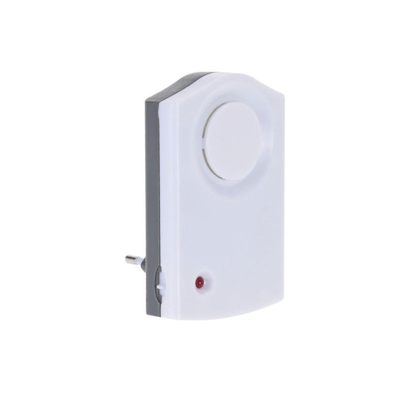 Ahuyentador ultrasónico de roedores color blanco con luz LED indicadora y enchufe para pared