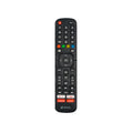 Mando a distancia UNICO para TV Hisense con botones de acceso directo a Netflix y YouTube.