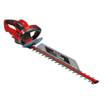 Cortasetos eléctrico Einhell GE-EH 7067 con accesorio HedgeRaker para limpieza de cortes