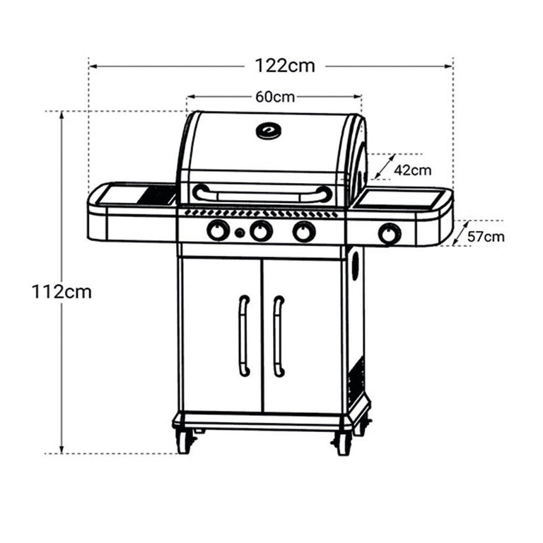 Módulos Conjunto Cook'in Garden Fidgi -sin Marca — Barbacoas y Hornos