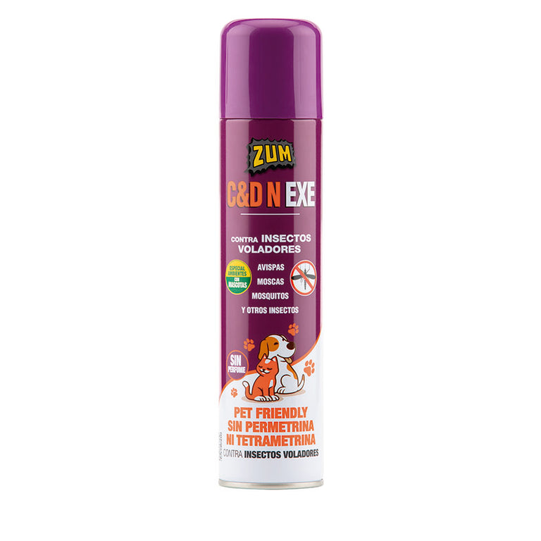 Bote de insecticida Zum C&D N EXE para insectos voladores especial mascotas sin permetrina 400ml