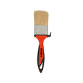 Paletina triple RATIO con cerdas sintéticas finas y mango ergonómico naranja para pintura al agua.