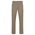 Pantalón de trabajo multibolsillos color beige arena con bolsillos laterales tipo cargo para herramientas