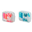 Set Neceser de Viaje Transparente 15 Piezas Rellenables