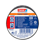 Rollo de cinta aislante profesional TESA Tesaflex 53988 negra 25mm x 25m