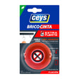 Cinta Doble Cara Ceys Bricocinta Extra Fuerte Transparente