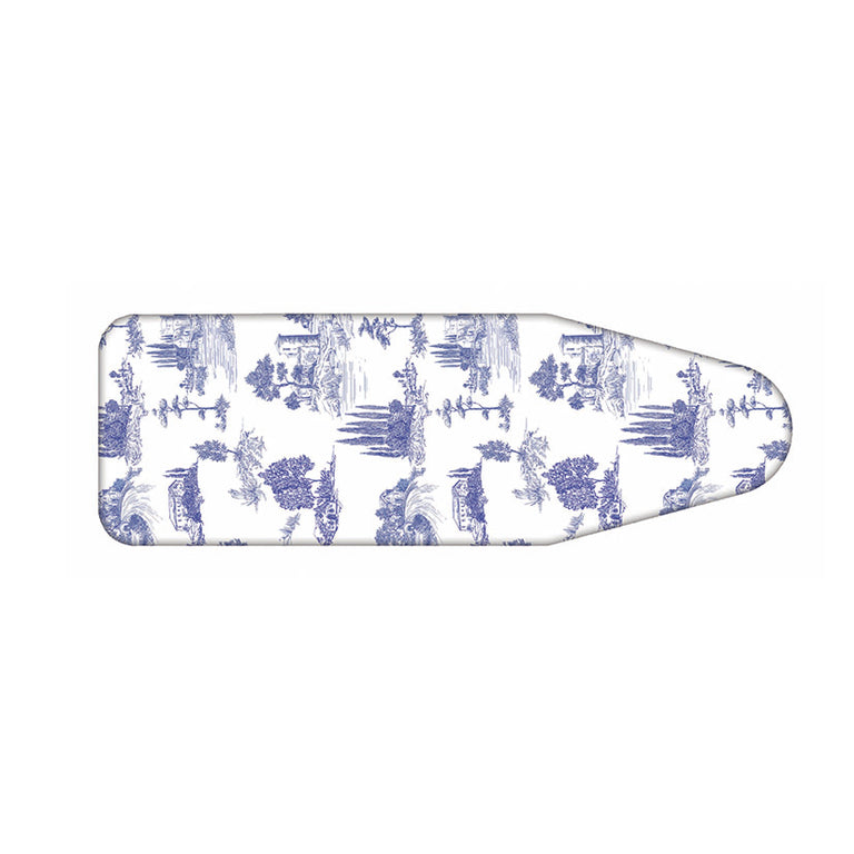 Funda para tabla de planchar HABITEX modelo Tuscan Summer con paisaje clásico en azul