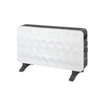 Convector turbo HABITEX E4931 blanco con rejilla superior y mandos laterales de control