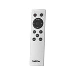 Mando a distancia para calefactor Habitex blanco con botones de programación y temperatura