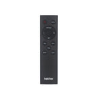 Control remoto negro para calefactor split Habitex con funciones de temporizador y bloqueo