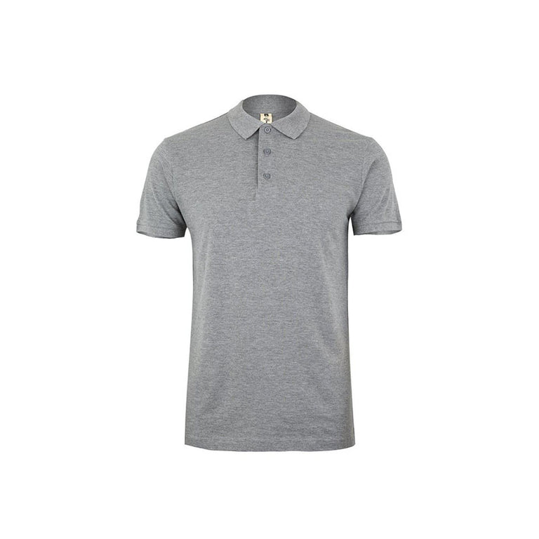 Polo de manga corta Velilla Gibson MK215CV color gris para trabajo y bricolaje