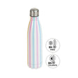Botella Térmica Acero Inox 500ml Rayas Colores