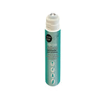 Aplicador roll-on de 15ml Flower Moski Bye con cabezal metálico para alivio inmediato y efecto refrescante.