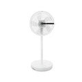 Ventilador de pie UFESA Nagasaki SilentCompact color blanco vista frontal completa