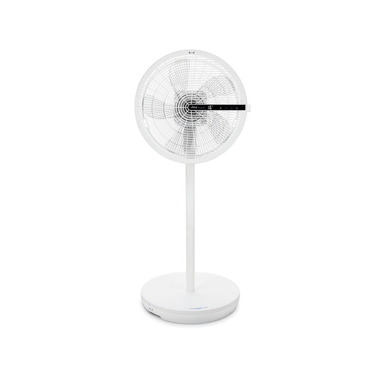 Ventilador de pie UFESA Nagasaki SilentCompact color blanco vista frontal completa