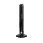 Ventilador de torre HJM Glaziar 2 secciones color negro con pantalla LCD y base circular estable