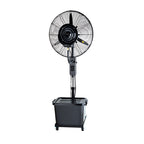 Ventilador nebulizador industrial Fácula Néboa 41L negro con depósito de agua y ruedas