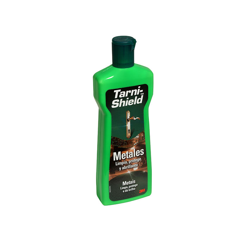 Bote de limpiador de metales 3M Tarni-Shield de 250ml para limpiar, proteger y abrillantar superficies metálicas