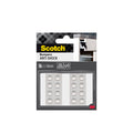Pack de 16 topes antigolpes Scotch SP91 de 8mm transparentes con adhesivo extra fuerte