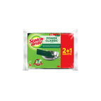 Pack de 3 estropajos Scotch-Brite Power Classic XXL verdes para limpieza fuerte
