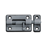 Pasador cerrojo EHL D1 acabado cromo mate con base plástica negra