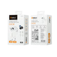Cargador Dual DUOLEC CVC18 20W USB-C + USB-A con Cable IPX