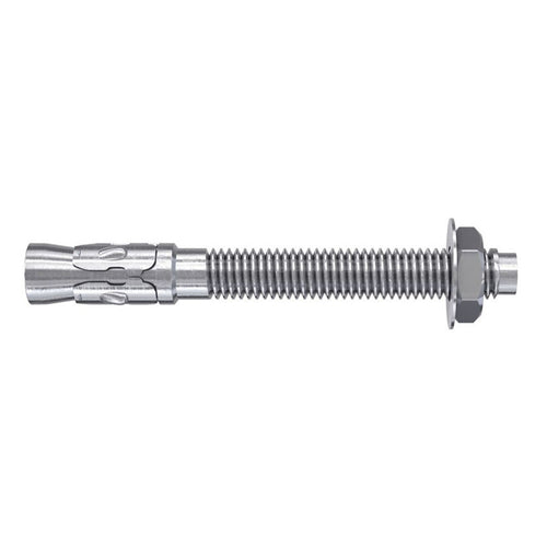 Anclaje perno metálico UPAT IFA de acero galvanizado con tuerca y arandela para hormigón.