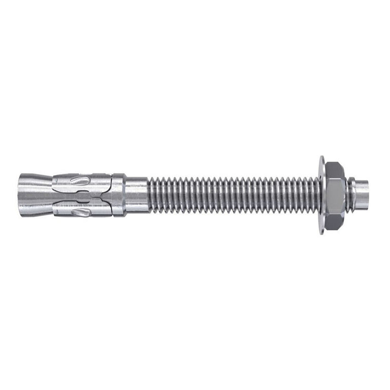 Anclaje perno metálico UPAT IFA de acero galvanizado con tuerca y arandela para hormigón.