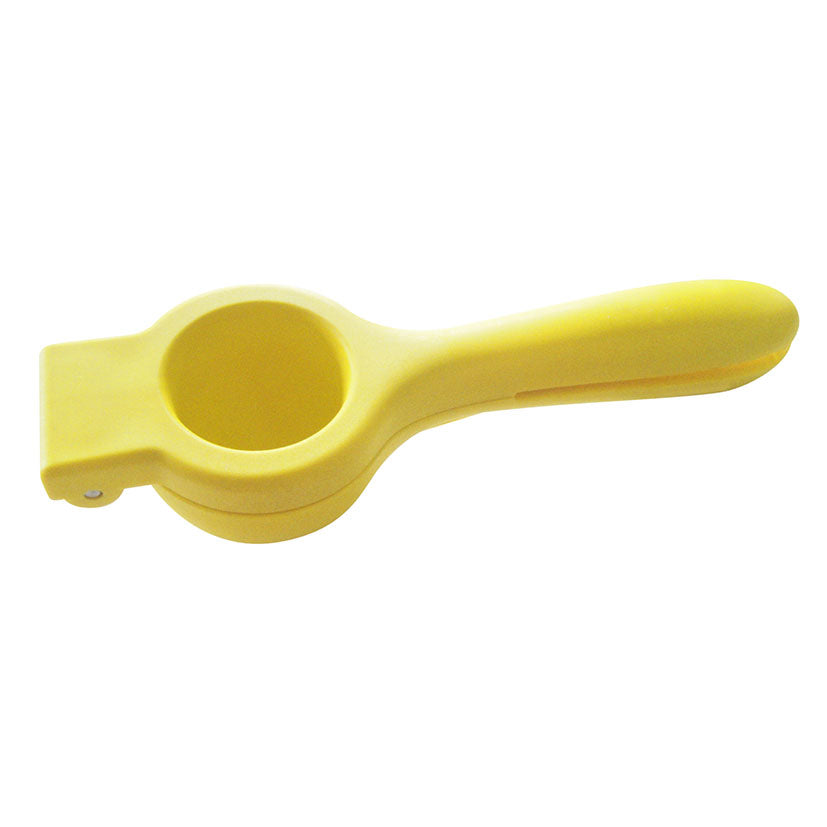Exprimidor de limones manual Fackelmann de color amarillo fabricado en plástico ABS resistente