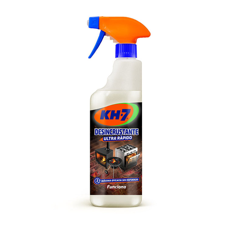 Bote de KH-7 Desincrustante Ultra Rápido con pulverizador para limpieza de hornos, barbacoas y chimeneas