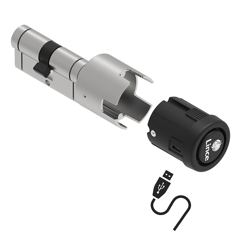 Cilindro Seguridad Lince CPlus Alarma Leva Larga Antibumping