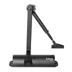 Cierrapuertas Lince CPA24 acabado negro mate para puertas de hasta 80kg
