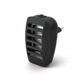 Enchufe matamosquitos LISTA Insecta K9 negro con luz UV LED y bandeja recogedora